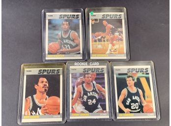 Vintage Basketball Cards 1987 Fleer Spurs Assorted Team Cards