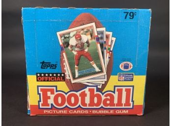 Vintage Football Card 1989 Tops Bubble Gum Wax Packs