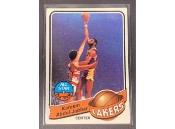 Vintage Basketball Card 1979 Topps Kareem Abdul Jabbar