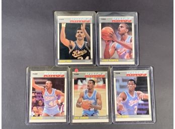 Vintage Basketball Cards 1987 Fleer Kings Assorted Team Cards