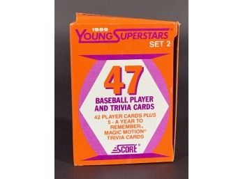 Vintage Baseball Card Set 1989 Young Superstars Set 2 Opened Box