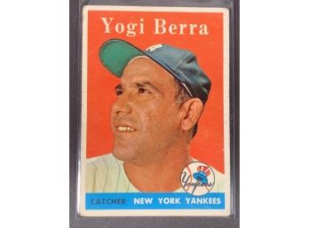 Vintage Baseball Card 1958 Topps Yogi Berra