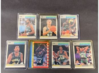 Vintage Basketball Cards 1987 Fleer Mavericks Team Cards