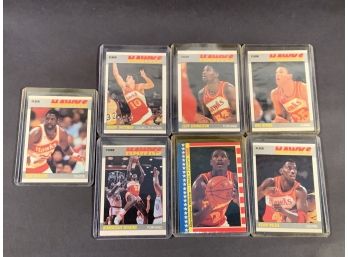 Vintage Basketball Cards 1987 Fleer Hawks Assorted Team Cards