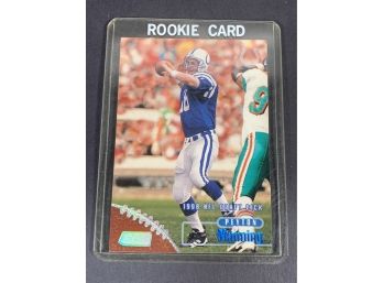 Vintage Baseball Card 1998 Topps Stadium Club 1998 Peyton Manning Rookie