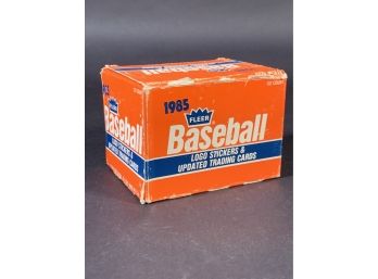 Vintage Baseball Cards 1985 Fleer Logo Stickers And Updated Trading Cards