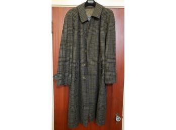 Burberrys London 3/4 Length Coat Made In England