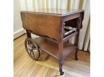 MID Century Drop Leaf Tea Cart