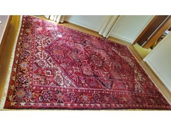 Beautiful Vintage 9x12 High Quality Heavy Wool Carpet