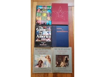 Assorted Books On Art, Movies, Sport And History