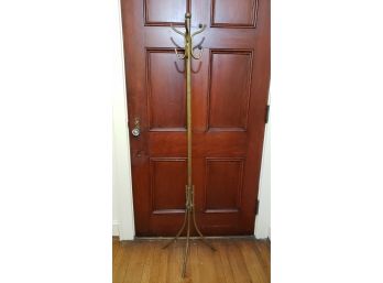 Vintage Brass Coat Stand