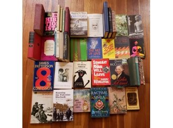 Large Assortment Of Paperback And Hardcover Book Lot