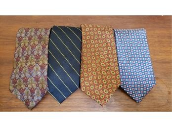 Christian Dior, Paul Stuart, Saks ,stackpole Moore Tryon Mens Ties