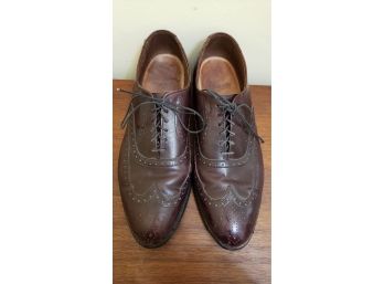 Allen Edmonds Chester Brown Leather Tie Up Shoes Size 11C