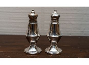 Pair Of Weighted Sterling Duchin Creation Salt & Pepper Shakers