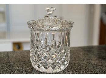 Cut Glass Crystal Lidded Candy Dish