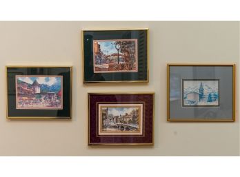 Watercolor Painting Prints - Framed And Matted