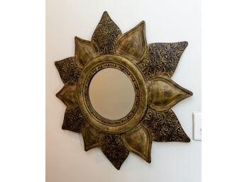 Sun Flower Form Decorative Wall Mirror