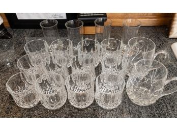 Collection Of Cut Glass Crystal Barware