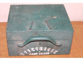 Old Hunting Game Caller Record Player With Bird Recordings