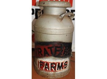 1952  Bordens Dairy 24 Inch Farm Milk Can