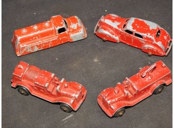 Old Tootsie Toys Metal Trucks