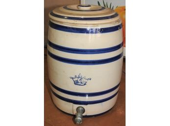 Old Large 4 Gallon Crock Water Dispenser