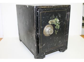 Antique Cigar Store Advertising Bank Safe Smokers Humidor