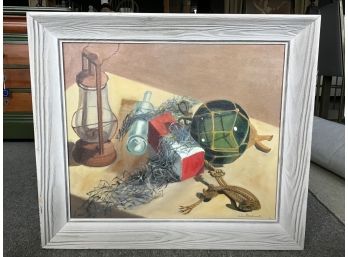 Nautical Still Life Painting Signed Dubkowski?