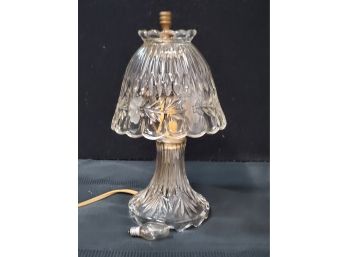 Lovely Vintage Princess House Lead Crystal 10' Heritage Romance Table Lamp