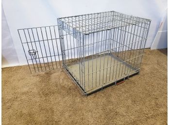 Small Single Door Wire Dog Crate