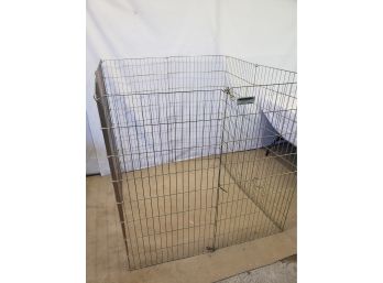Precision Pet Products 4x4x4 Wire Animal Enclosure  - No  Base