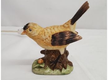 Pretty Little Vintage I.W. Rice Imports Japan Porcelain Bird Light