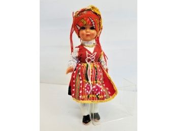 Vintage 11' Sleepy Eyed Doll - European Dress