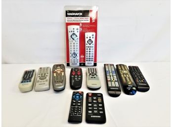Variety Of Eleven Television Remotes