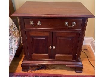 Stickley Cherry One Drawer Two Door Stand