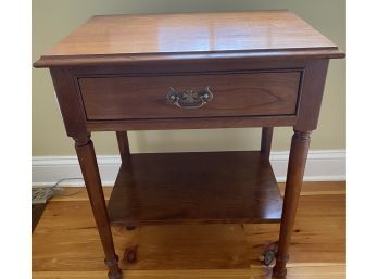 Classic One Drawer Stickley Cherry Stand