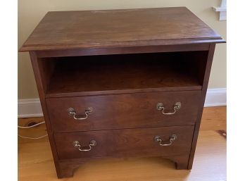 Two Drawer Cherry Stickley Stand