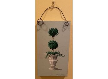 Hand Painted  Hanging Decor Assigned Mary Kay Crowley