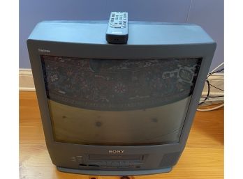 Sony 20' Television With VHS Player