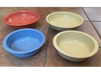 Four Fiestaware Bowls-in Beautiful Condition