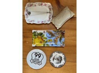 Ceramic Pottery And Glass Lot