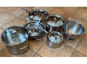 Gently Used Kitchen-aid & All-clad Pot And Pan Lot