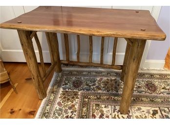 Custom Adirondack Desk/console Table