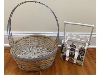 Two Piece Basket Lot