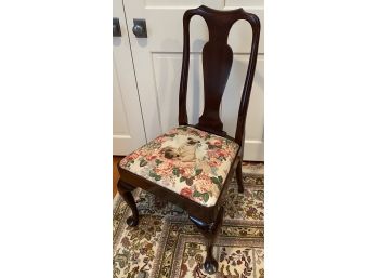 Single Queen Anne Style Stickley Side Chair