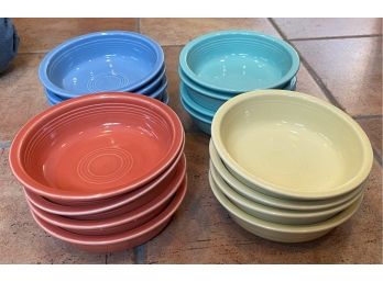 Set Of 16 Fiestaware Bowls