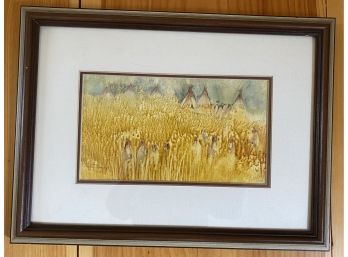 Pencil Signed Carolyn Evridge Painting