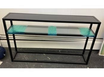 Metal And Glass Sofa Stand