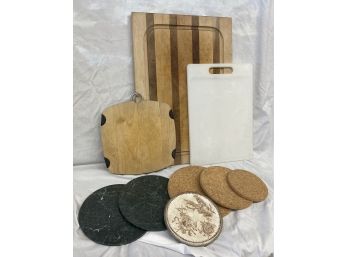 Cutting Boards And Hot Plates